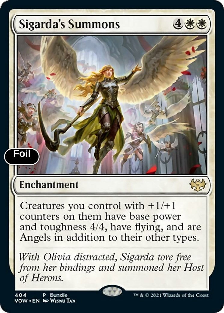 Sigarda's Summons (VOW Bundle)