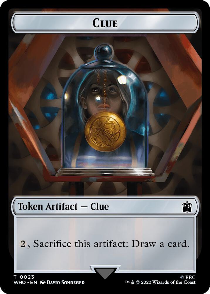 Dalek // Clue (0023) Double-Sided Token (Back)
