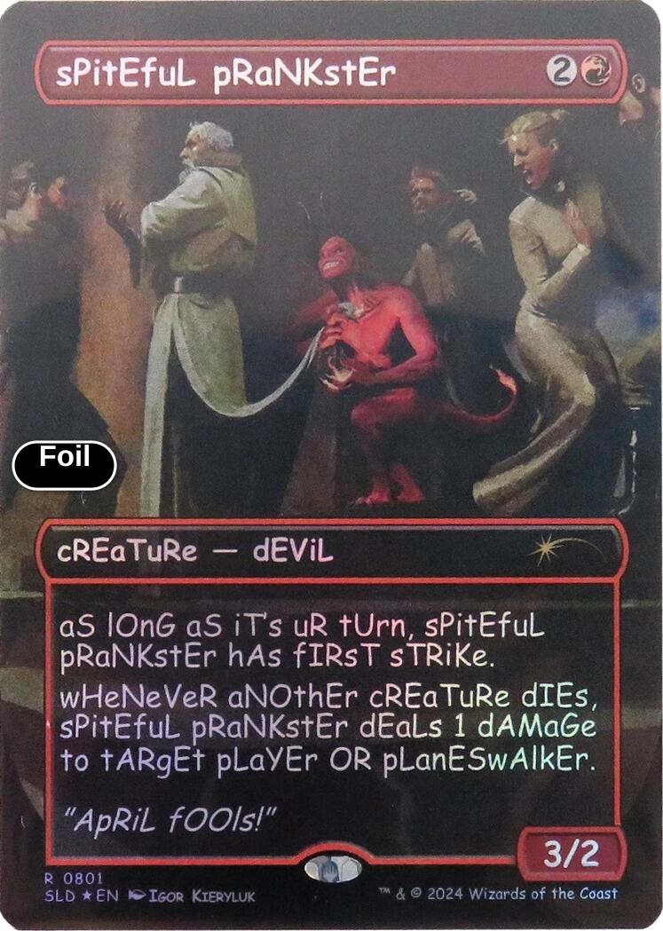 sPitEfuL pRaNKstEr (Rainbow Foil)