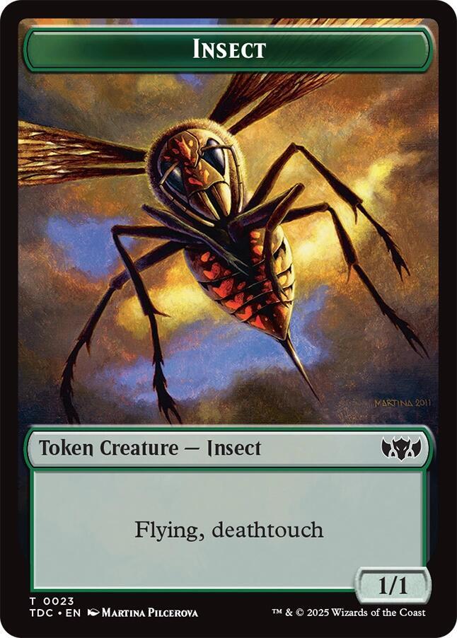 Inkling // Insect (0023) Double-Sided Token (Back)