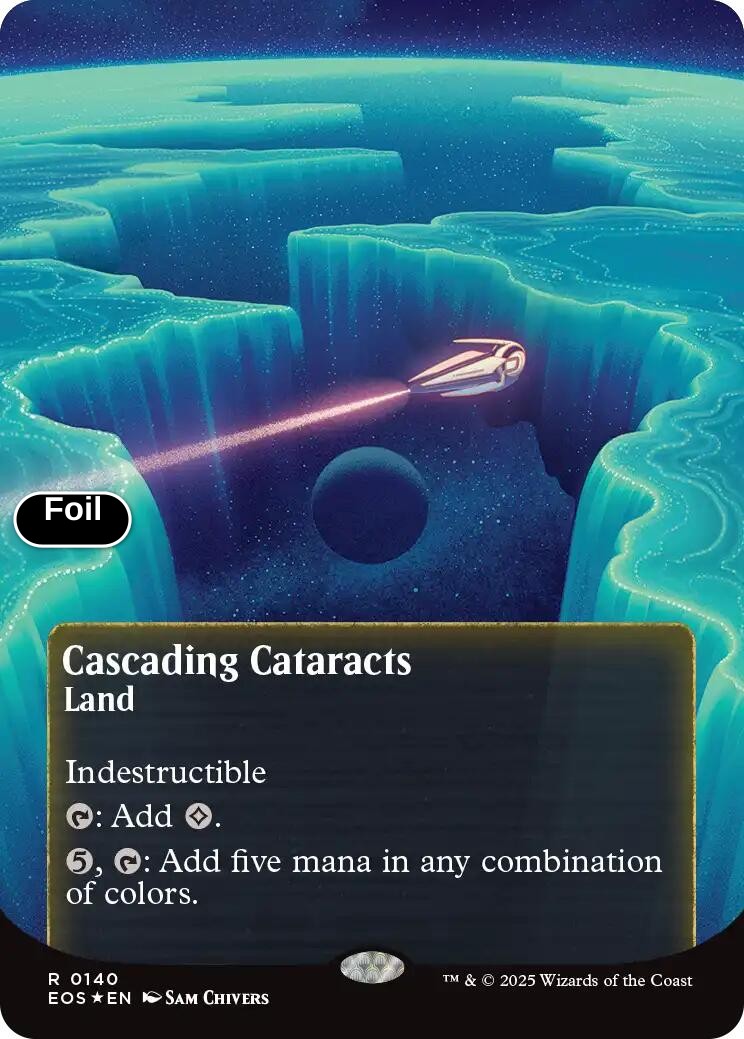 Cascading Cataracts (0140) (Borderless) (Galaxy Foil)
