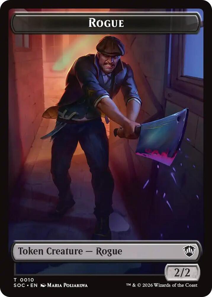Spirit (0025) // Rogue Double-Sided Token (Back)