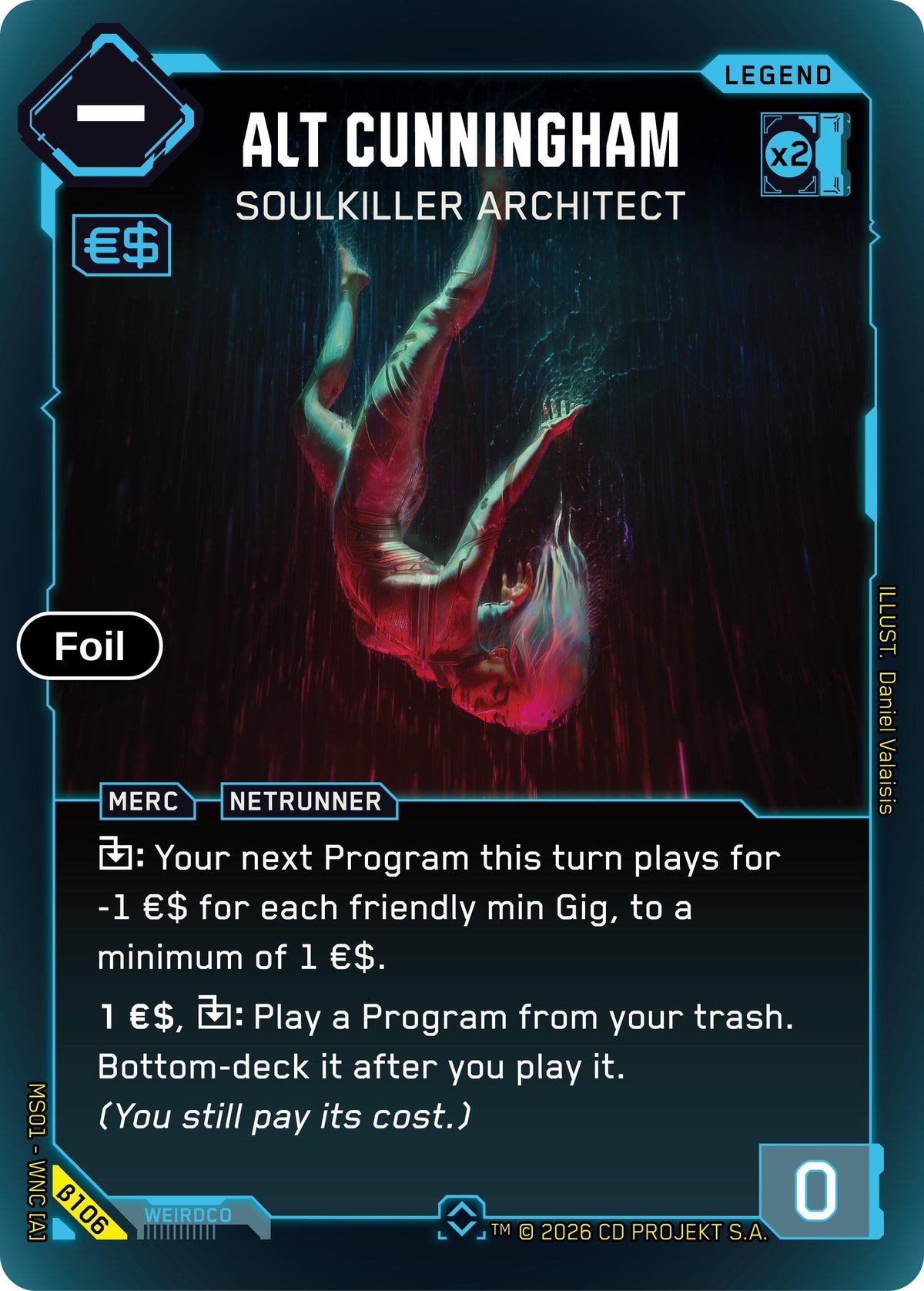 Alt Cunningham - Soulkiller Architect (Rare)