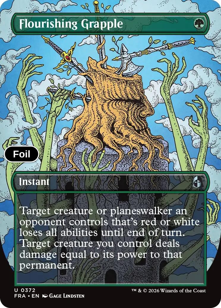 Flourishing Grapple (Borderless)