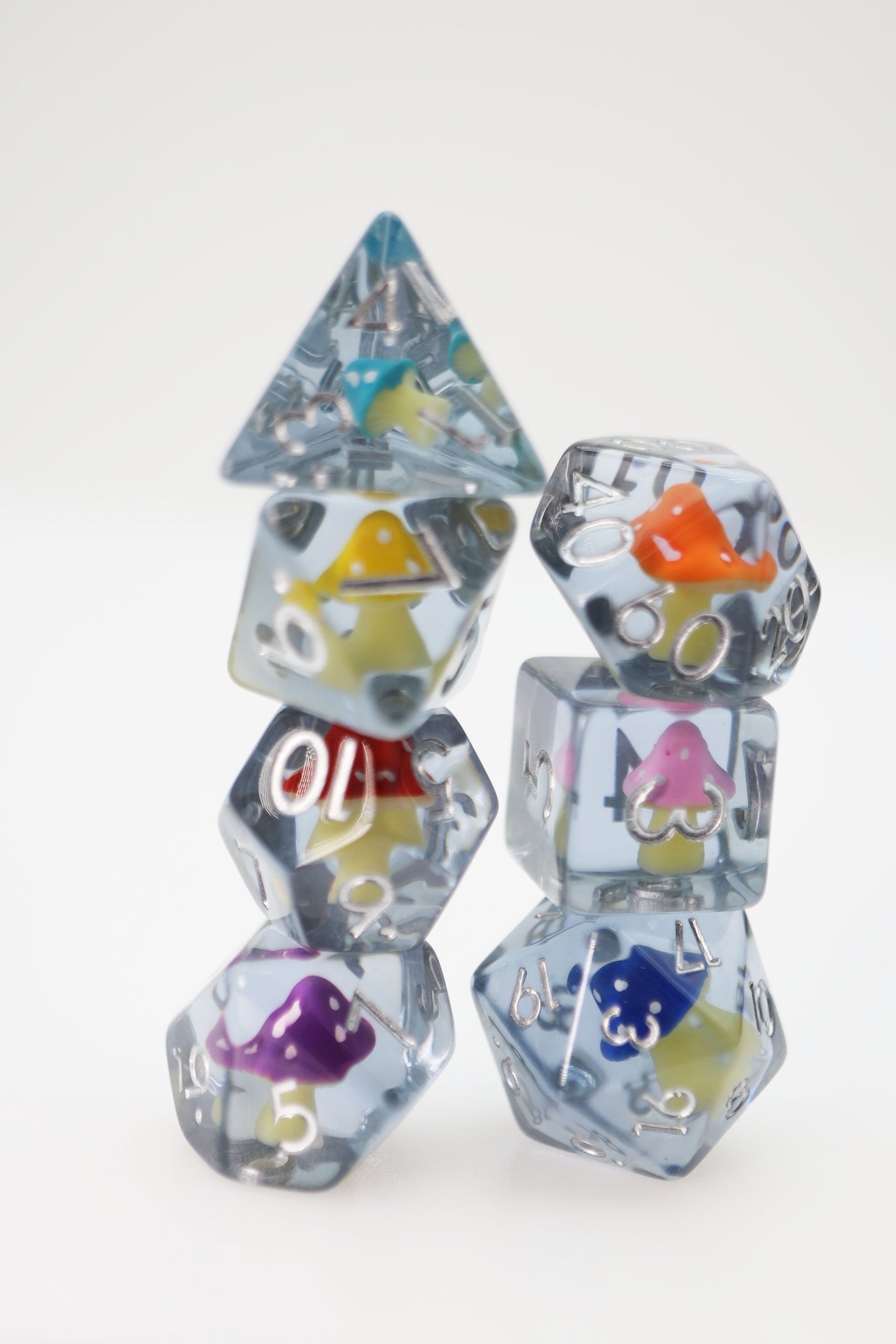 Whimsical Mushrooms RPG Dice Set