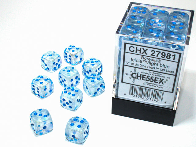 Chessex 6-Sided Dice Block (12mm)