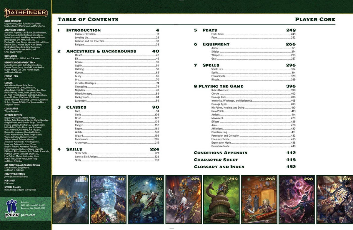 Pathfinder Player Core (2nd Edition) Pocket Edition
