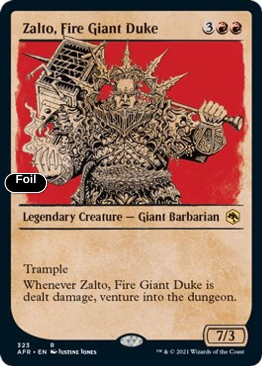 Zalto, Fire Giant Duke (Showcase)