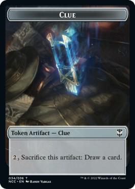 Tentacle // Clue Double-Sided Token (Back)