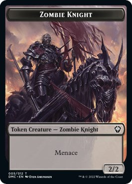 Zombie Knight // Knight Double-Sided Token