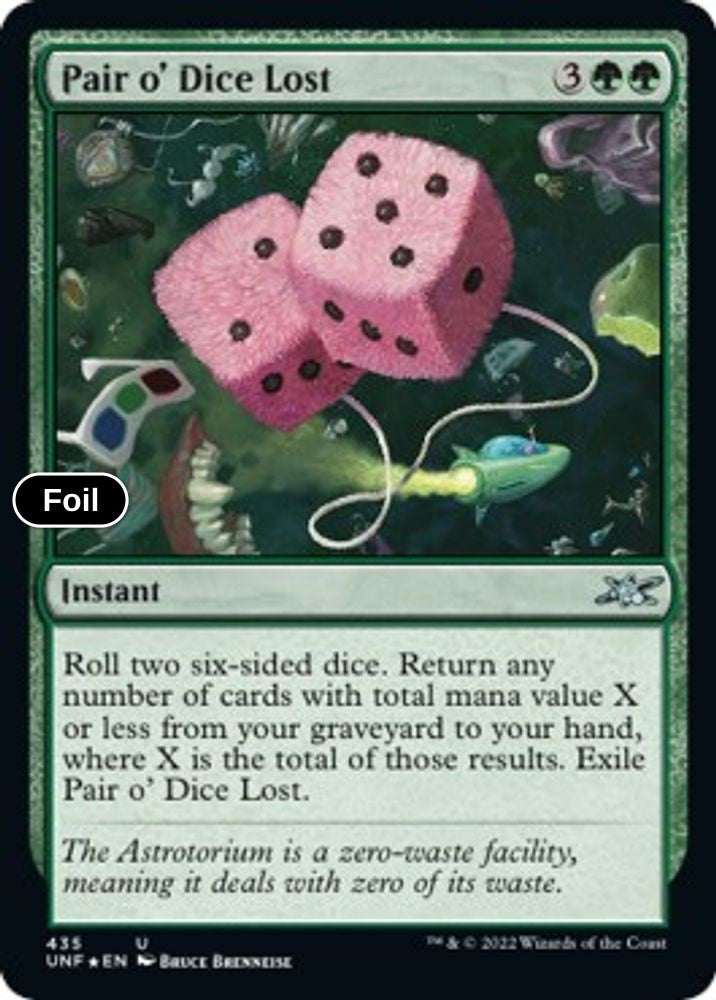 Pair o' Dice Lost (Galaxy Foil)