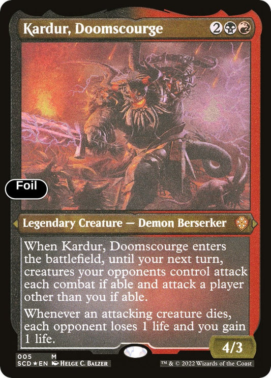 Kardur, Doomscourge (Foil Etched)
