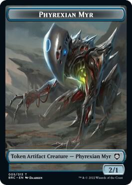Construct (008) // Phyrexian Myr Double-Sided Token (Back)