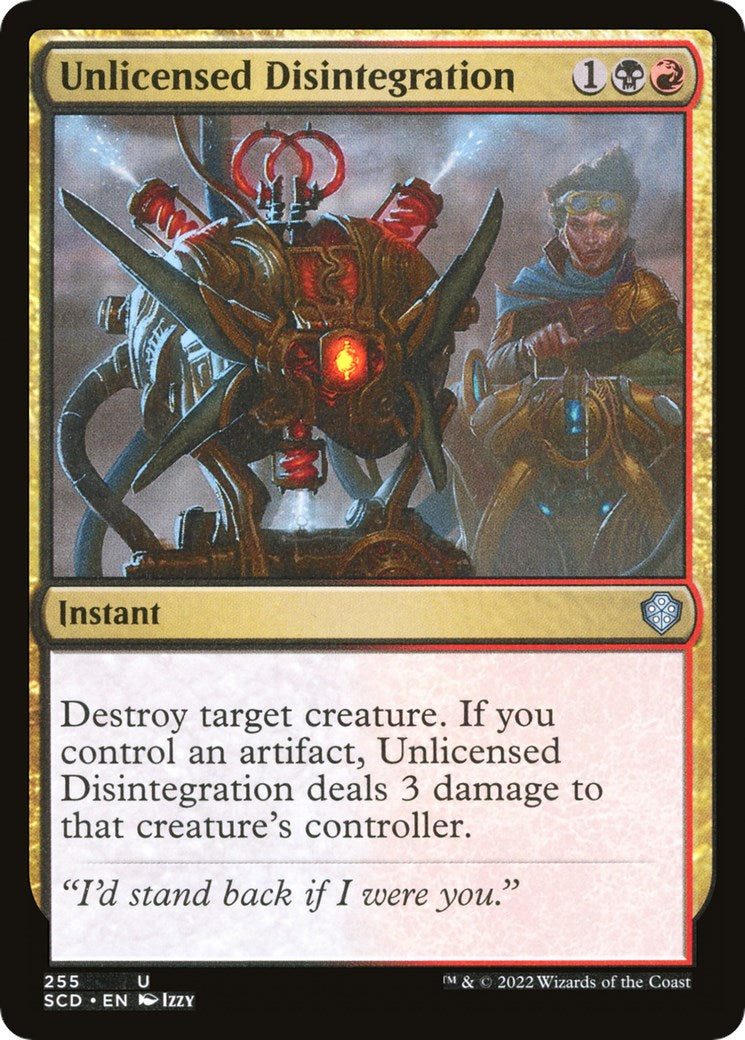 Unlicensed Disintegration