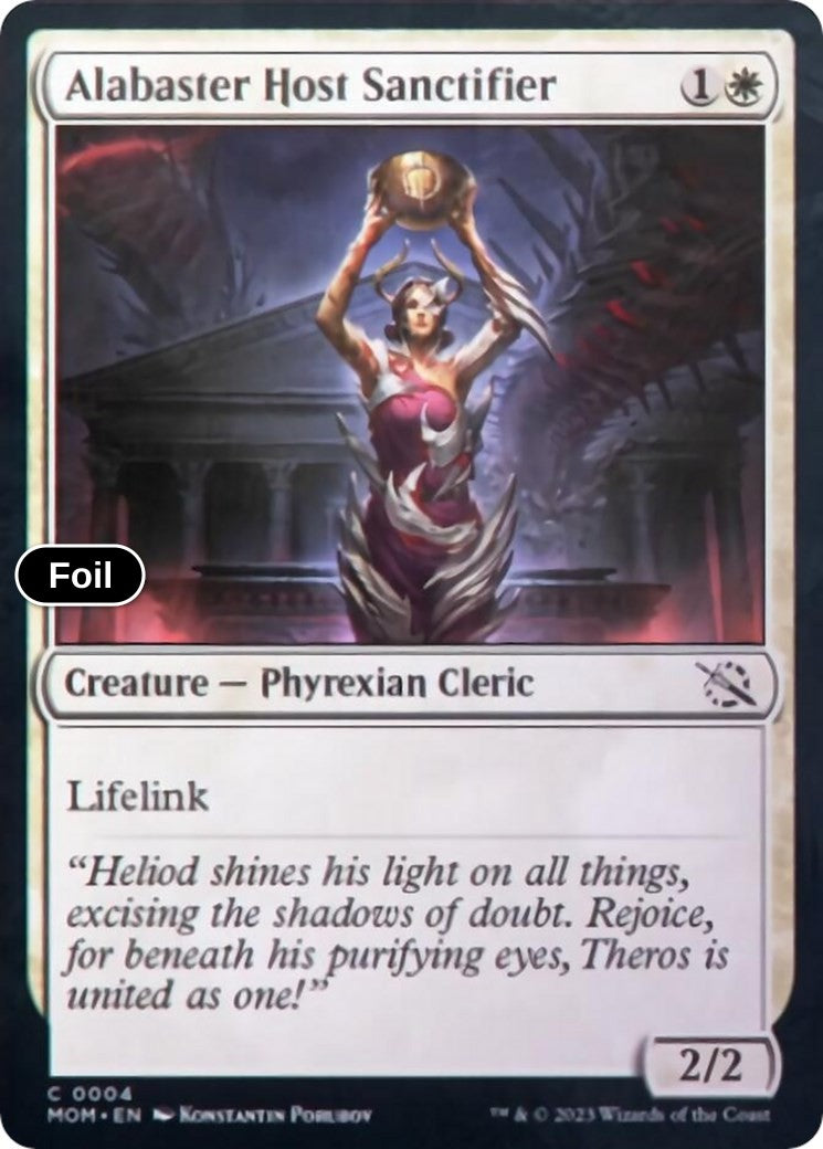 Alabaster Host Sanctifier