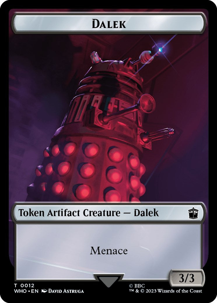 Dalek // Cyberman Double-Sided Token
