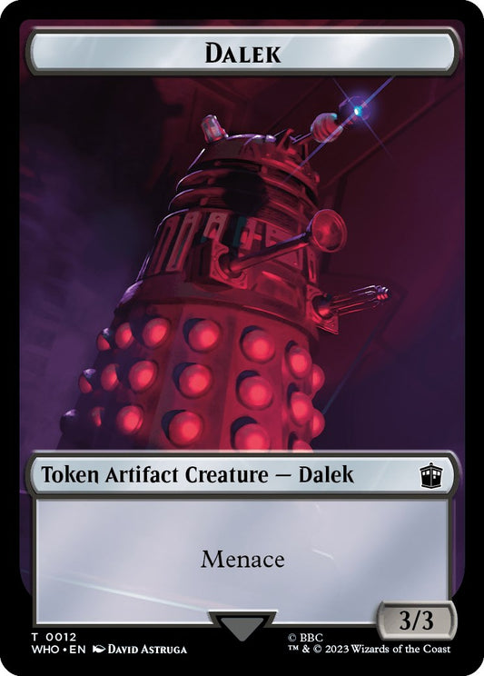 Dalek // Mark of the Rani Double-Sided Token