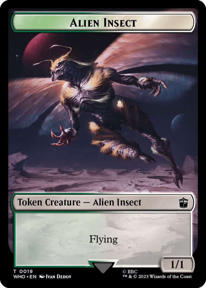 Mutant // Alien Insect Double-Sided Token (Back)