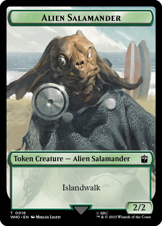 Alien Salamander // Alien Insect Double-Sided Token