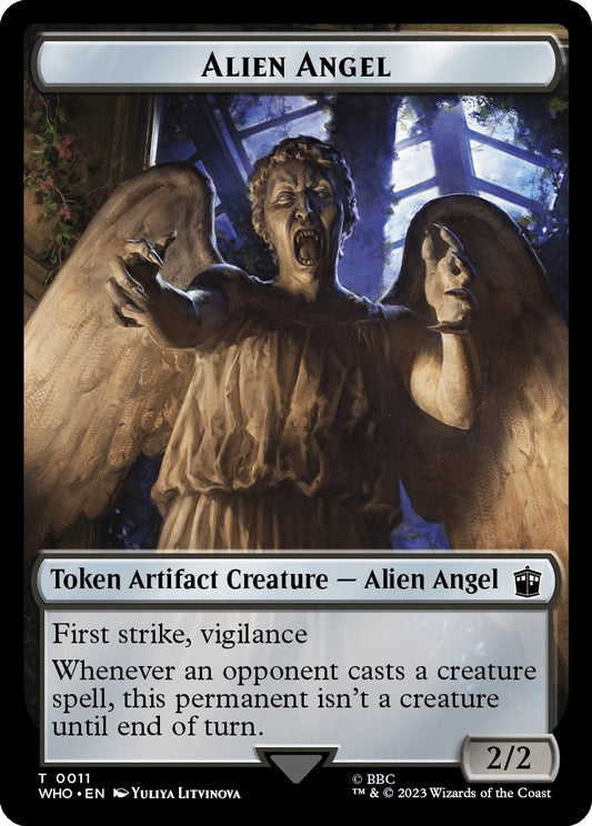 Alien Angel // Dalek Double-Sided Token