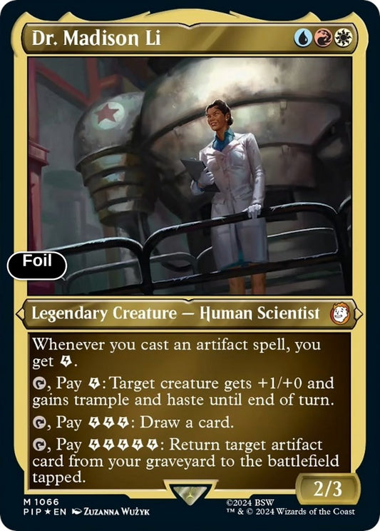 Dr. Madison Li (Display Commander) - Thick Stock