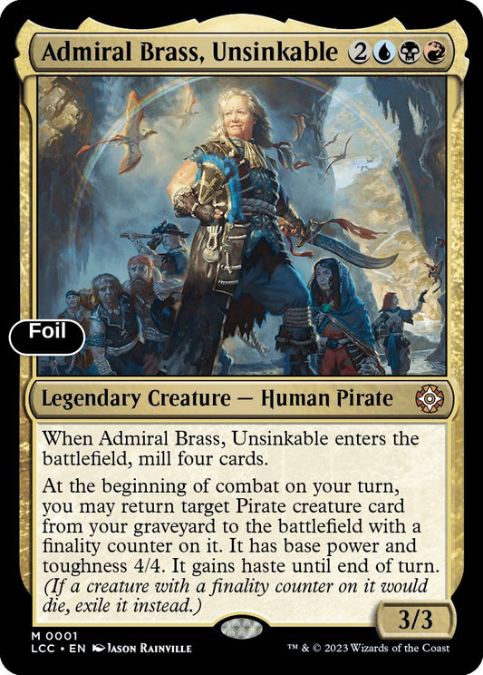 Admiral Brass, Unsinkable