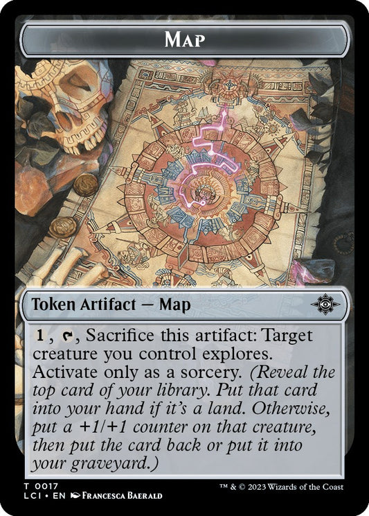 Map // Skeleton Pirate Double-Sided Token