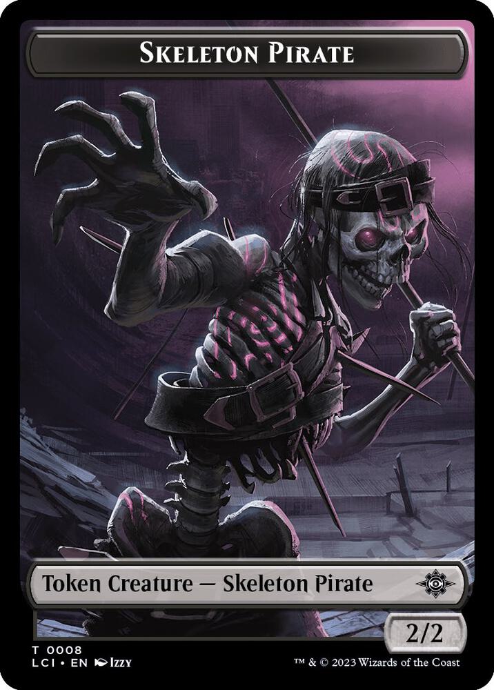 Map // Skeleton Pirate Double-Sided Token (Back)