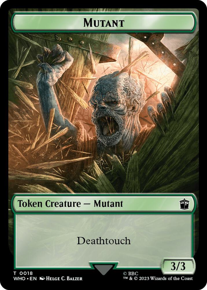 Alien Salamander // Mutant Double-Sided Token (Back)