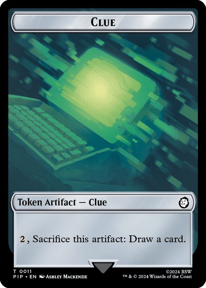 Copy // Clue Double-Sided Token (Back)
