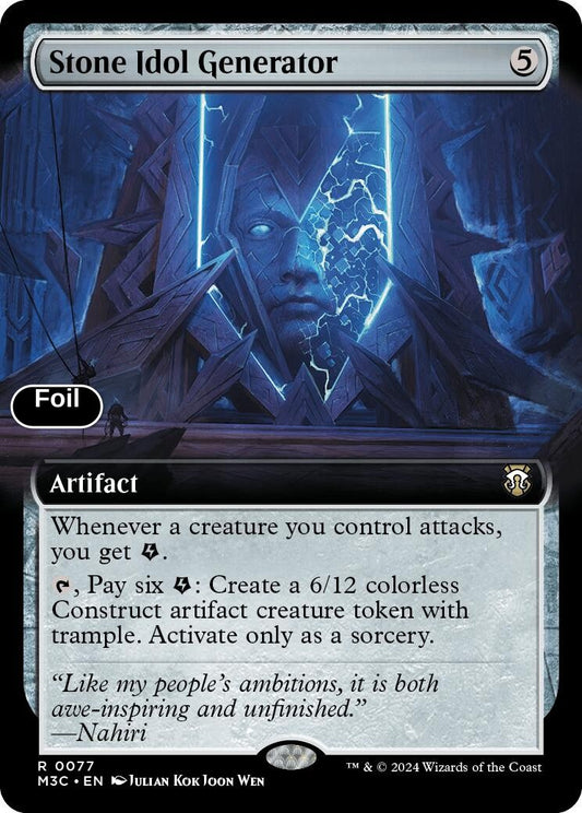Stone Idol Generator (Extended Art) (Ripple Foil)