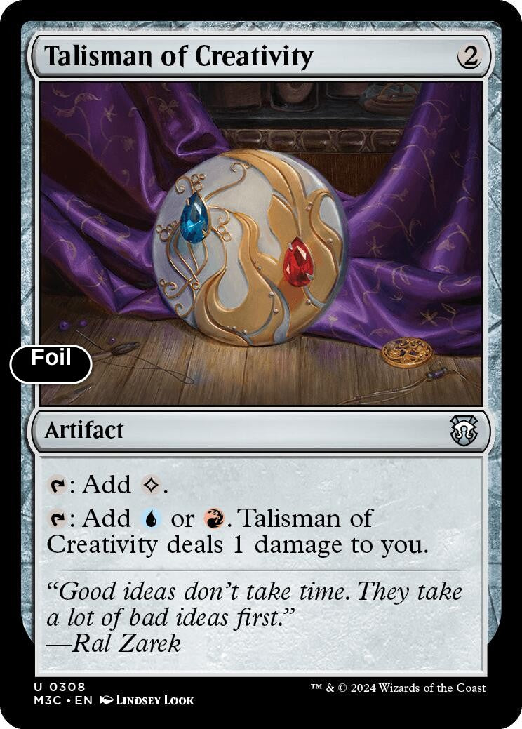 Talisman of Creativity (Ripple Foil)