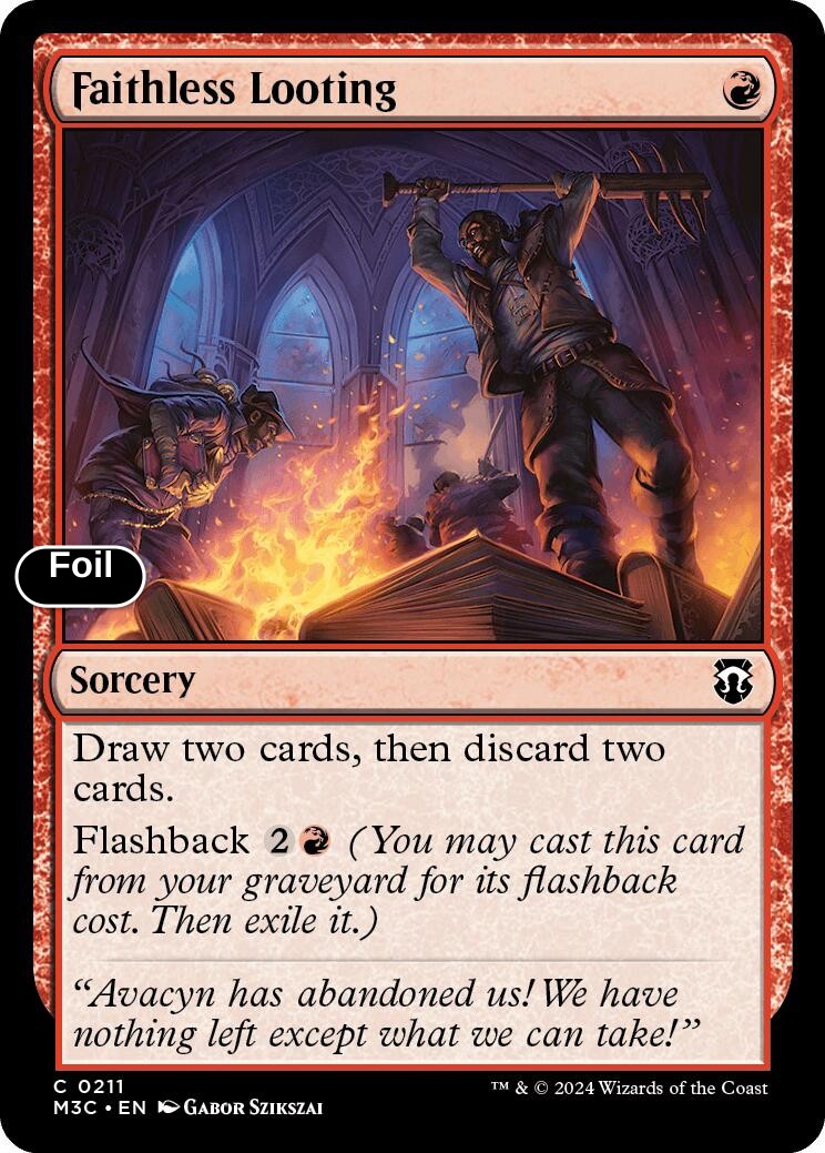 Faithless Looting (Ripple Foil)