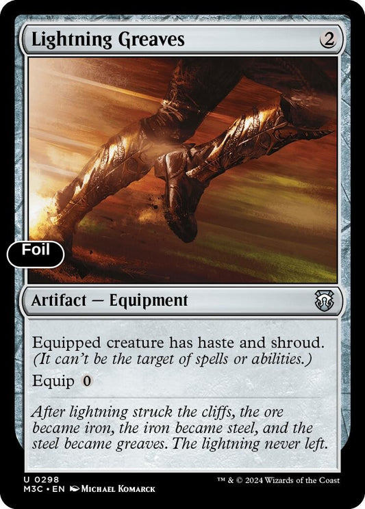 Lightning Greaves (Ripple Foil)