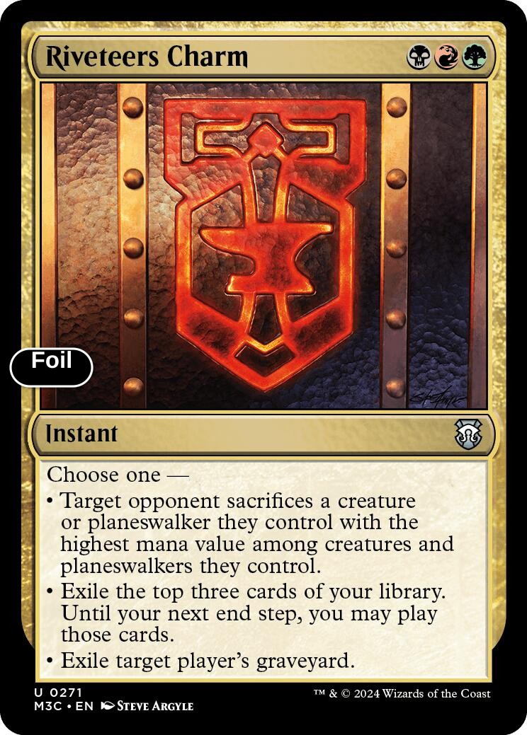 Riveteers Charm (Ripple Foil)