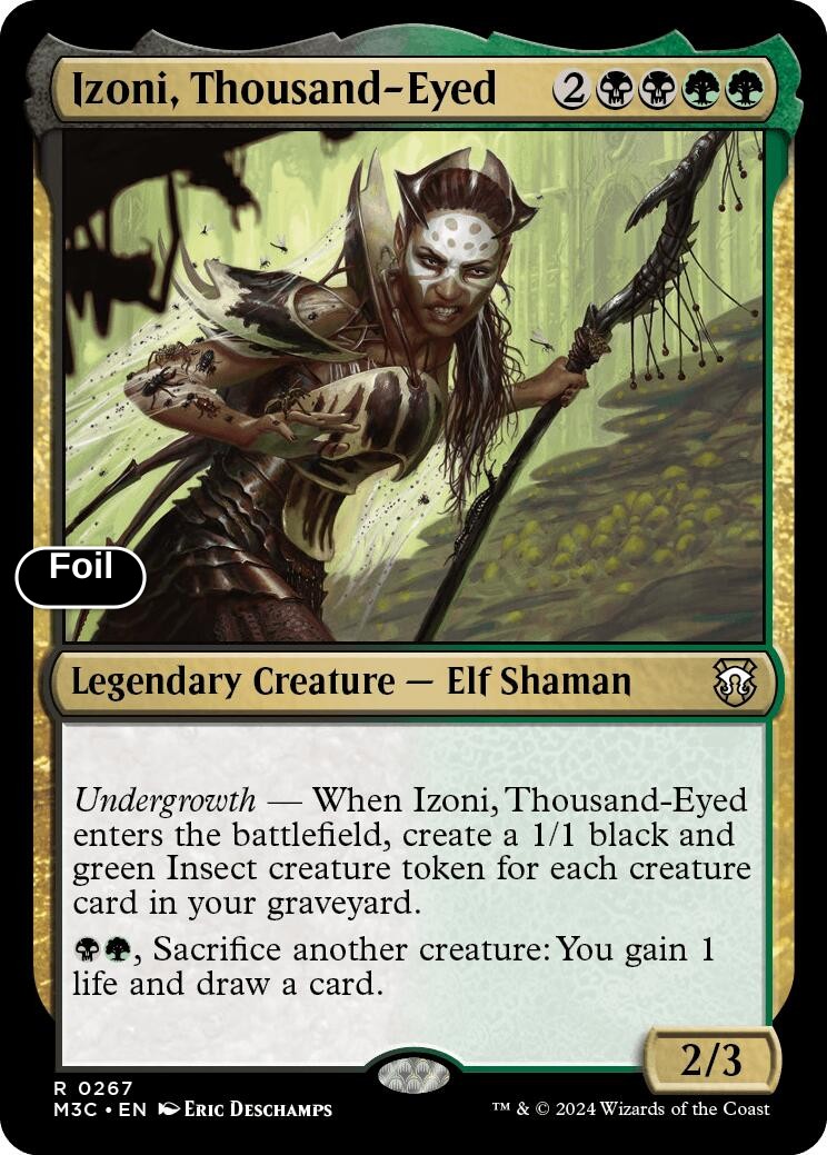 Izoni, Thousand-Eyed (Ripple Foil)