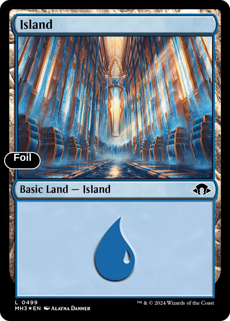 Island (0499) (Ripple Foil)
