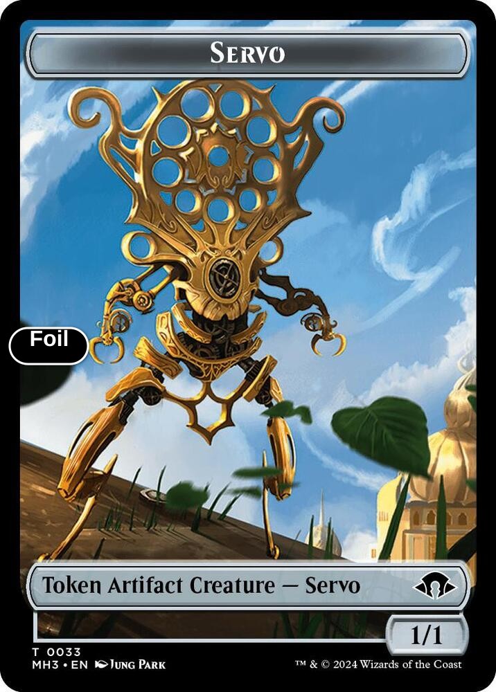 Aetherborn (Ripple Foil) // Servo Double-Sided Token (Back)