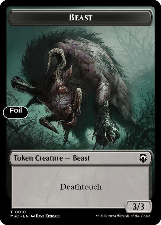 Beast (0010) (Ripple Foil) // Shapeshifter (0008) Double-Sided Token