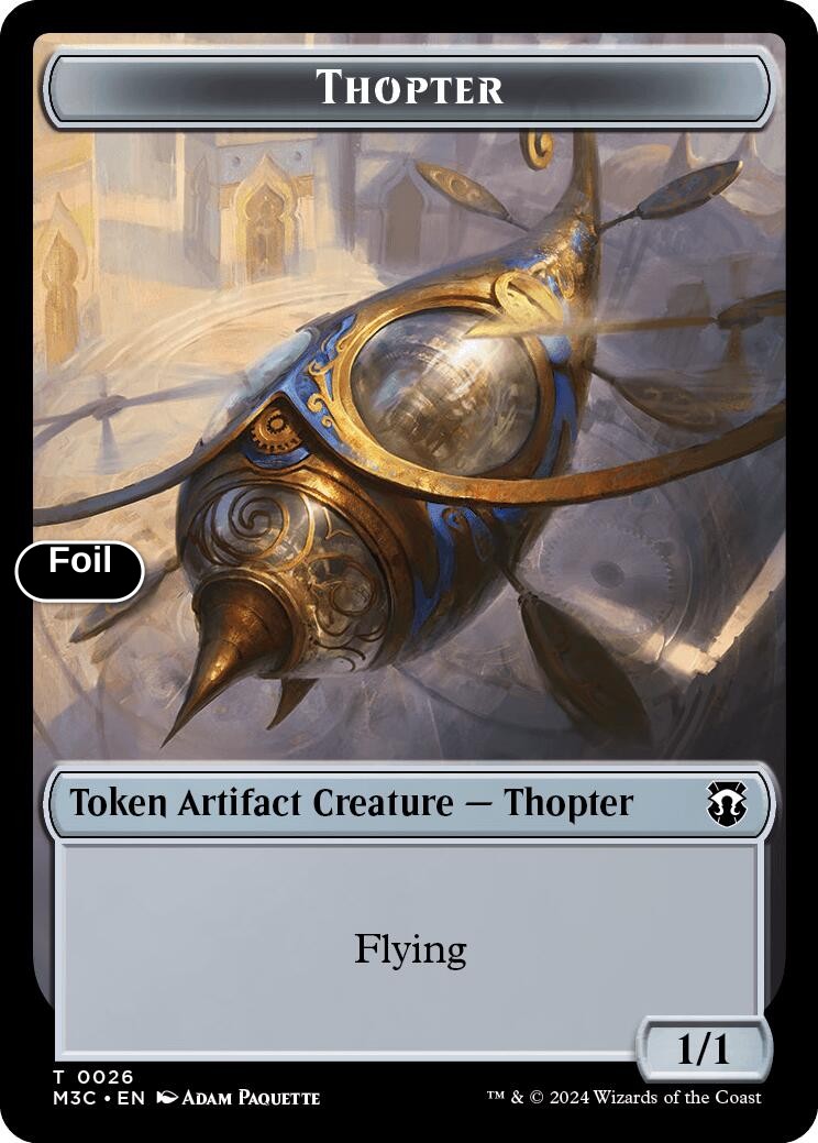 Thopter (Ripple Foil) // Copy Double-Sided Token