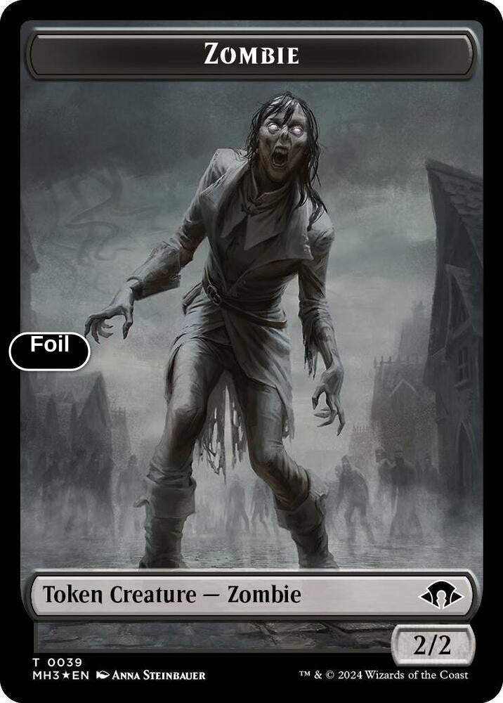 Zombie (Ripple Foil) // Insect (0027) Double-Sided Token
