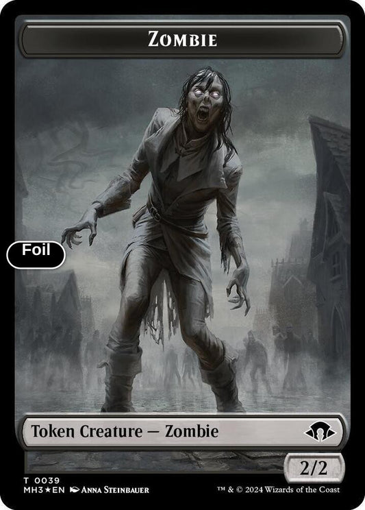 Zombie (Ripple Foil) // Insect (0027) Double-Sided Token