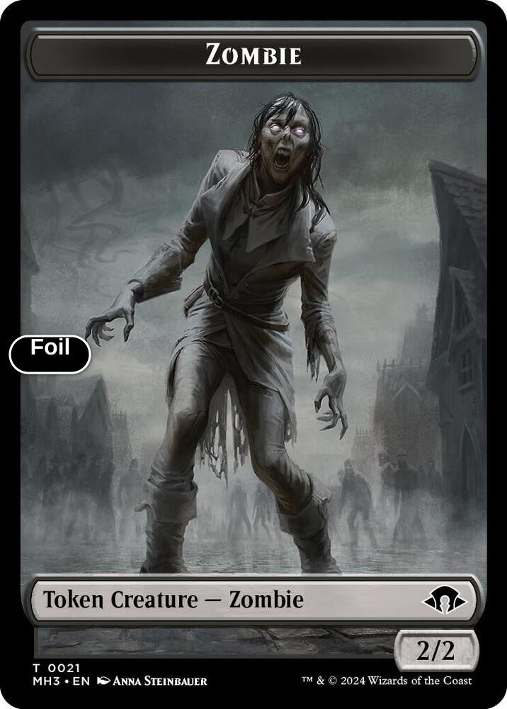 Insect (0043) (Ripple Foil) // Zombie Double-Sided Token (Back)