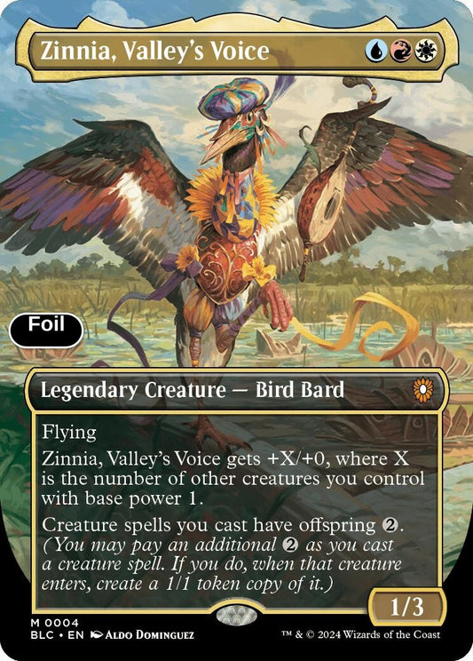 Zinnia, Valley's Voice (Borderless)