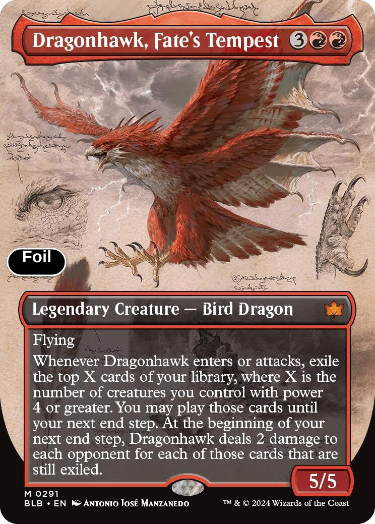 Dragonhawk, Fate's Tempest (Borderless)