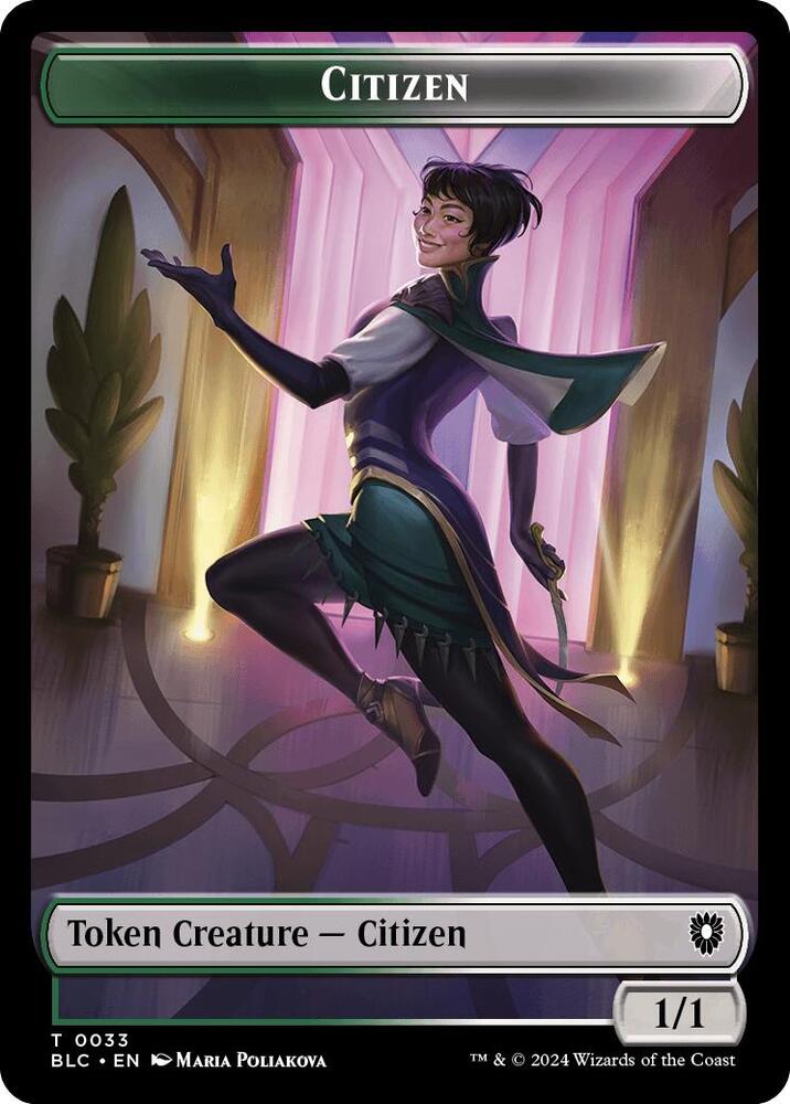 Soldier // Citizen Double-Sided Token (Back)