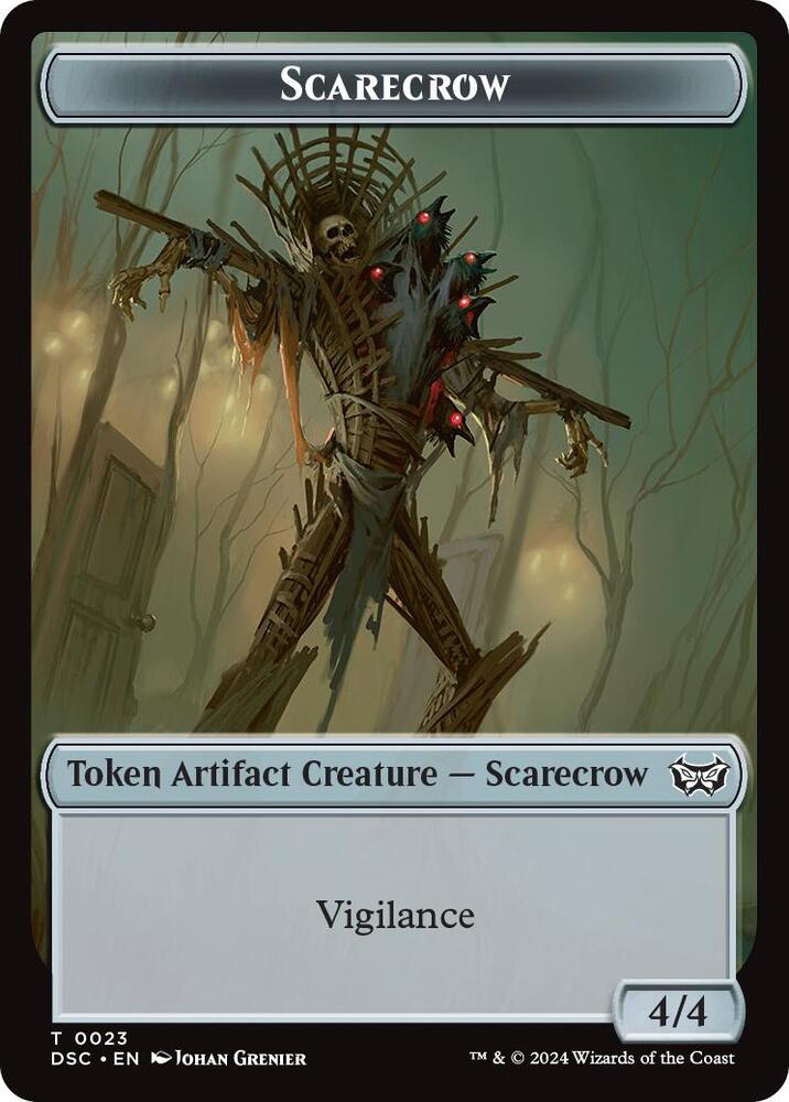 Glimmer // Scarecrow Double-Sided Token (Back)