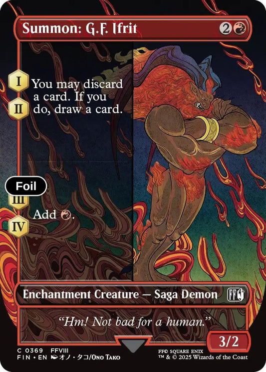 Summon: G.F. Ifrit (Borderless)