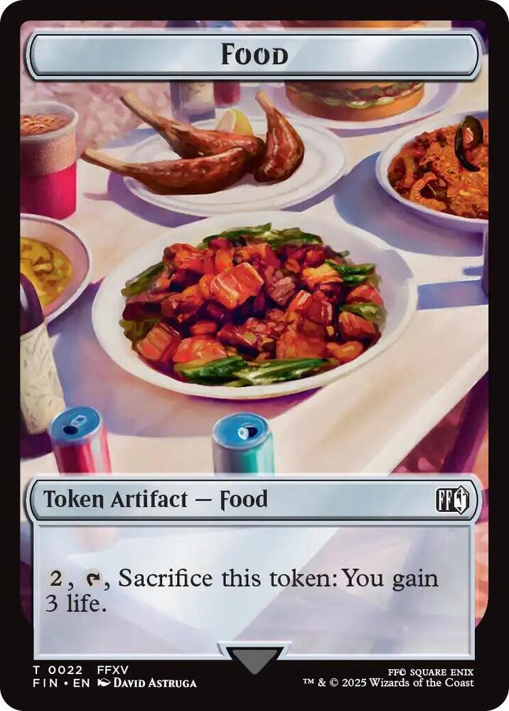 Hero (0005) // Food Double-Sided Token (Back)