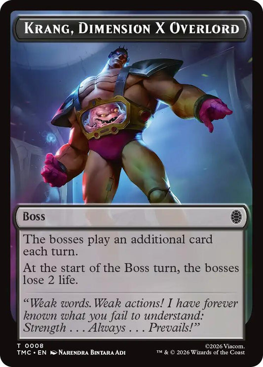 Krang, Dimension X Overlord